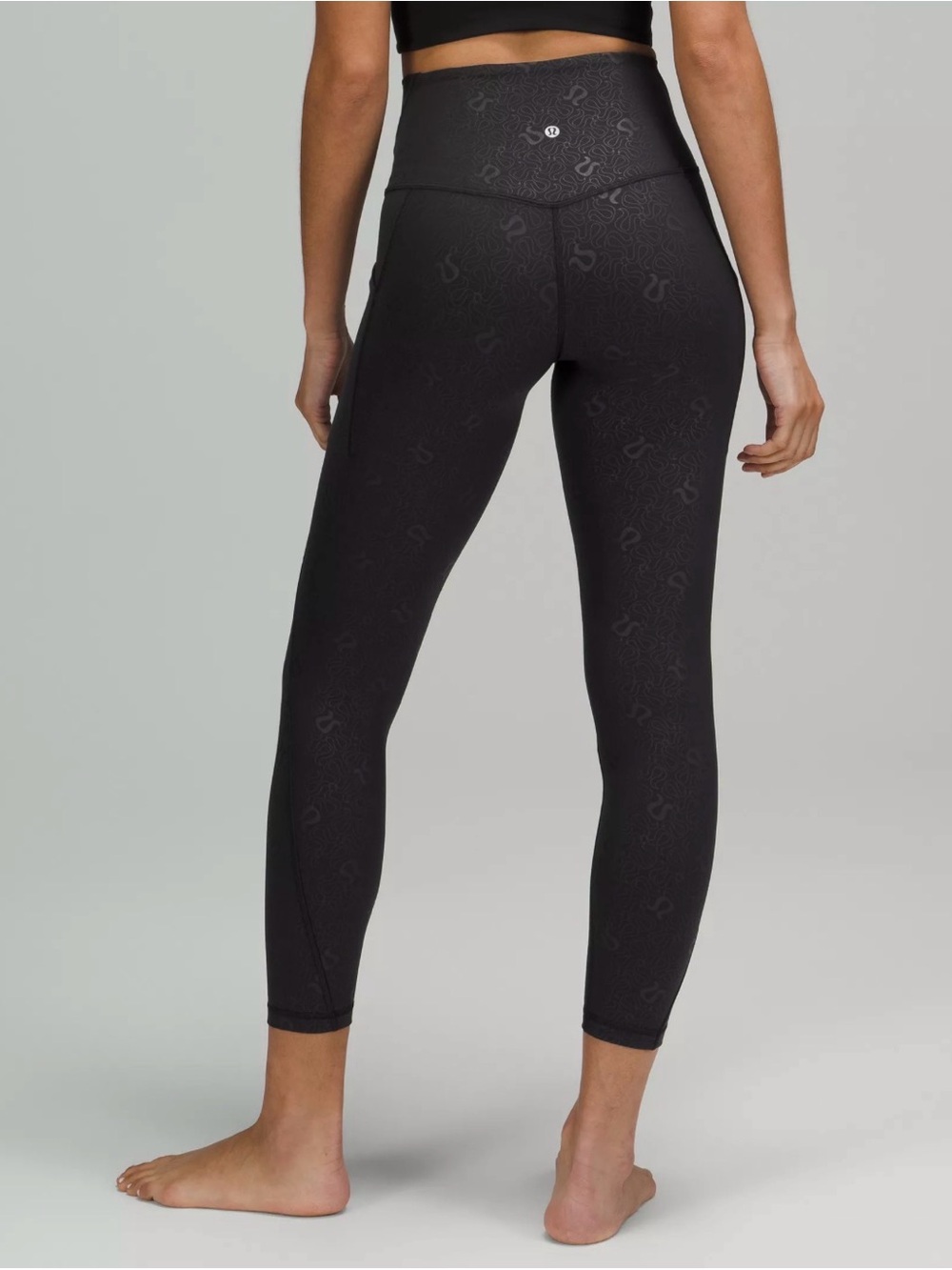 Lululemon Align High-Rise Leggings 25" Yogo Emboss Black
